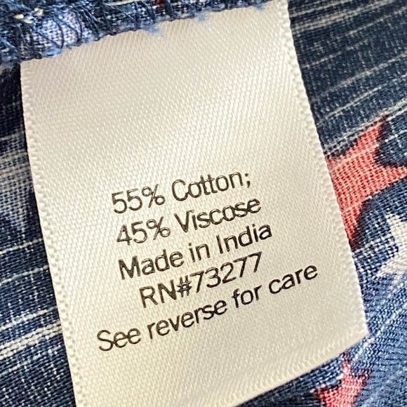 SO Girl’s Blue Tiered Ruffle Multi Star Dress Size: 7 - Picture 5 of 5